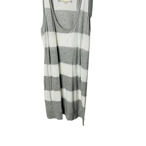 Country Road Size XL Grey White Block Sleeveless Racerback Casual Wear Dress - Picture 3 of 9